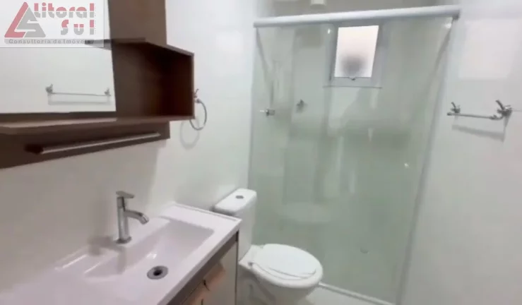 Imagem Apartamento para Locação em Praia Grande-SP, Bairro Mirim: 2 Quartos, 1 Suíte, 1 Sala, 2 Banheiros, 1 Vaga, 77m²!