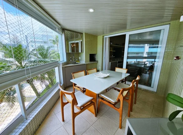 Venda de Apartamento Pé na Areia na Riviera de São Lourenço Módulo 02: 3 Quartos, 2 Suítes, 2 Salas, 2 Vagas, 116,98m²!