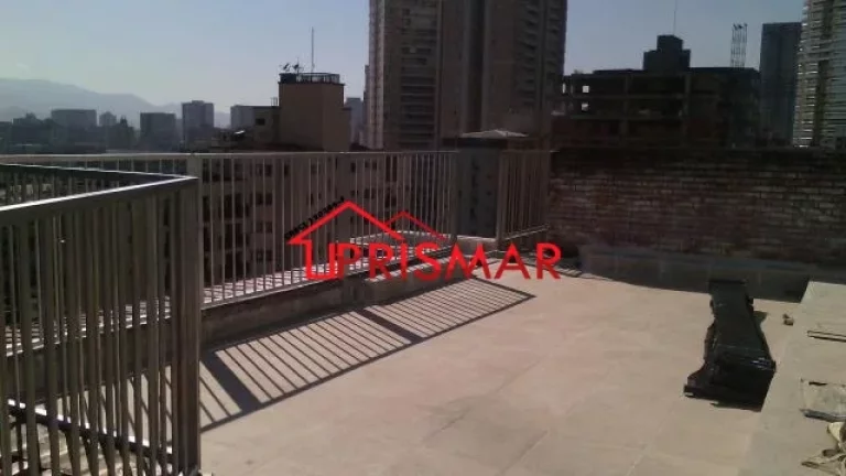 Imagem Cobertura com piscina 2 quadras praia na Pompéia, 1 vaga