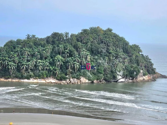 Imagem Apartamento 3 Quartos, 1 Vaga, PÉ NA AREIA - José Menino - Santos/SP