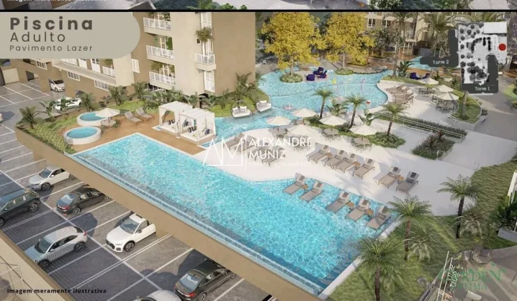 Imagem Garden Fátima Idibra, apartamentos à venda, 2 ou 3 quartos.