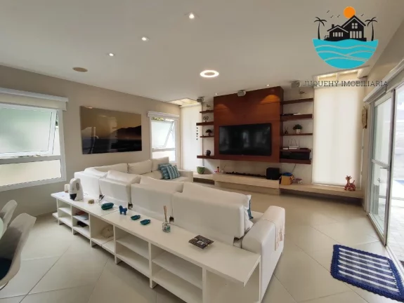 Imagem Casa Pé na Areia em Juquehy, Aluguel de Temporada, Anual aluguel, 4 quartos, sendo 03 suítes, piscina privativa, máx.08 pessoas | Juquehy Imobiliária