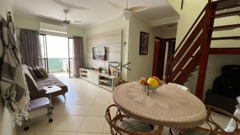 Cobertura Duplex bairro do Itaguá com 3 dormitórios sendo 2 suíte,varanda gourmet com churrasqueira