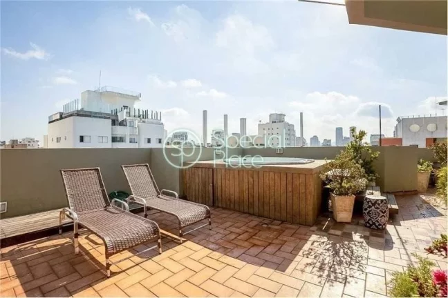 Imagem Ótima cobertura em Moema Pássaros com vista livre! - Área: 287,00m² Piso inferior: Hall de entra...