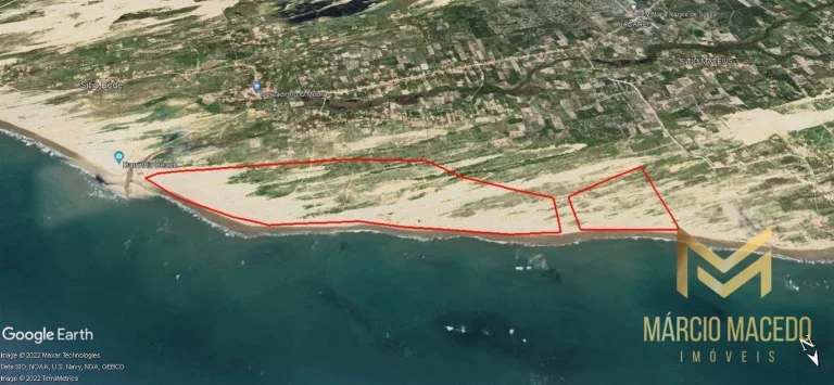 Imagem Terreno à venda, 1649280 m² por R$ 40.000.000,00 - Praia da Baleia - Itapipoca/CE