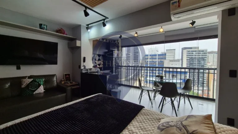 Imagem Studio à venda na Bela Vista, São Paulo-SP: 1 quarto, 2 salas, 1 banheiro, 1 vaga de garagem e 42m² de área!