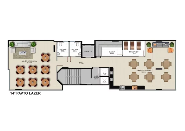Imagem Lançamento Residencial Gabriella Almeida em Construção composto por 2 ou 3 quartos à venda na Praia do Morro, Guarapari-ES