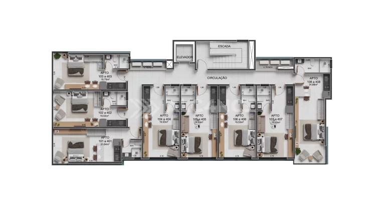 Imagem Studio - 21,80 m² - Intermares, Cabedelo/PB