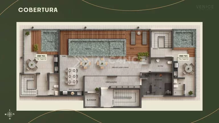 Imagem Apto - 2 Quartos - 1 Suíte - 56,74 m² - Intermares, Cabedelo/PB