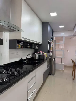 Imagem Apartamento com 2 dormitórios para alugar, 80 m² por R$ 5.500,02/mês - Aviação - Praia Grande/SP