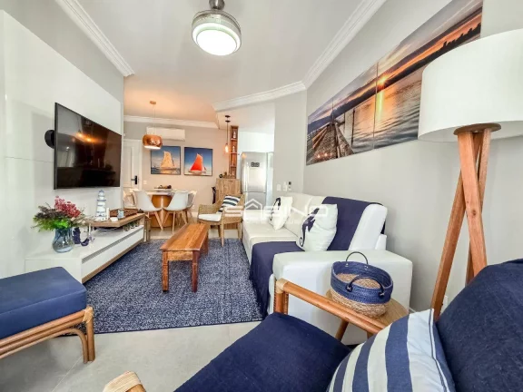 Imagem Apartamento Pé na Areia à venda, com 3 Dormitórios 1 Suíte, 104m² - Riviera de São Lourenço, Bertioga SP