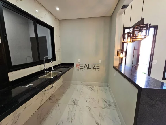 Imagem Casa moderna com 3 dormitórios à venda, 110 m² por R$ 925.000 - Condomínio Jardins do Império - Indaiatuba/SP