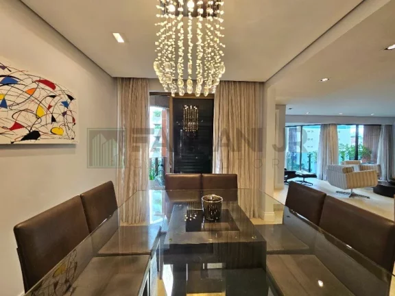 Imagem Apartamento mobiliado para locação no Itaim Bibi, São Paulo-SP: 2 quartos, 2 suítes, 3 salas, 4 banheiros, 2 vagas, 163 m².