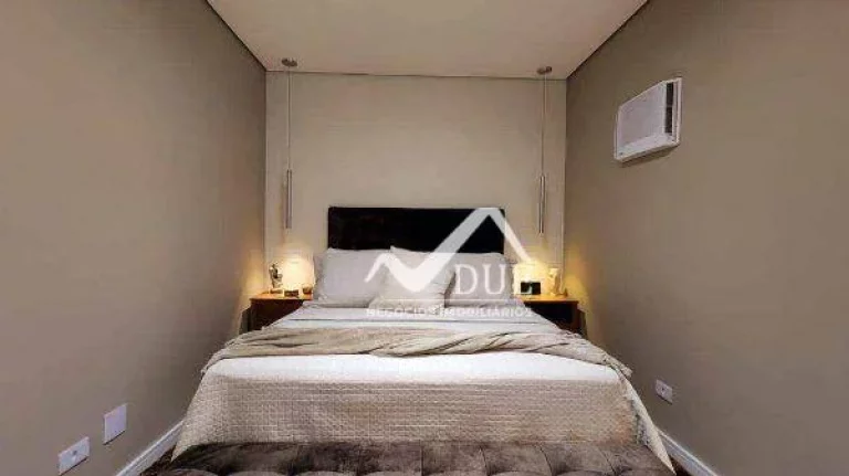 Imagem Apartamento Porteira Fechada com 3 dormitórios à venda, 110 m² por R$ 1.190.000 - Gonzaga - Santos/SP