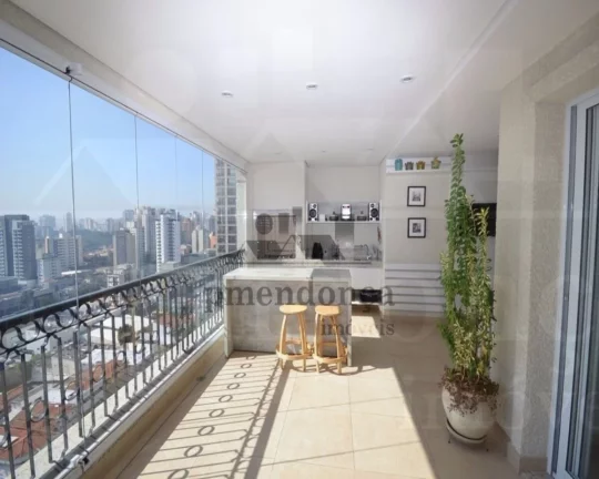 Imagem Apartamento em alto padrão em Perdizes, com amplo terraço gourmet envidraçado, 3 suítes totalmen...