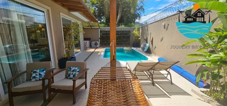 Imagem Casa em Condomínio, 30 metros da praia para Temporada em Juquehy c/ 4 suítes, piscina ... churrasqueira pv - max. 10 pessoas | Juquehy Imobiliária