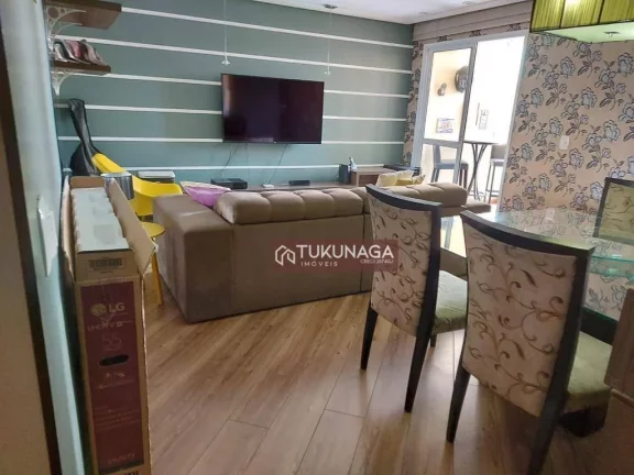 Imagem Apartamento com 3 dormitórios à venda, 76 m² por R$ 590.000,00 - Jardim Nova Taboão - Guarulhos/SP