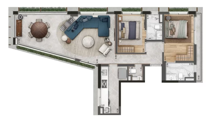 Imagem Apartamento em Itaim Bibi - São Paulo SP
