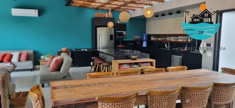 Imagem Praia de Juquehy Casas Para Alugar com, 6 suítes, piscina, a 150m da praia - Acomodação 16 pessoas | Juquehy Imobiliária