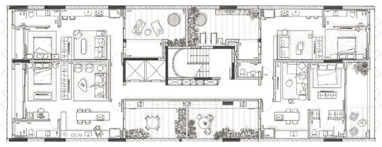Imagem O edifício traz uma estética elegante e atemporal para a paisagem do bairro. Seus apartamentos tê...