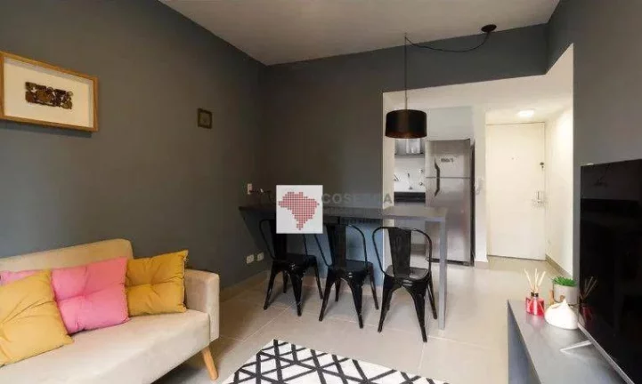Imagem Apartamento com 1 dormitório para alugar, 40 m² por R$ 5.580,00/mês - Itaim Bibi - São Paulo/SP
