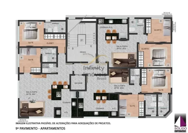 Imagem EDIFICIO BAHIA LOURDES - Apartamento à venda no bairro Lourdes - Belo Horizonte/MG