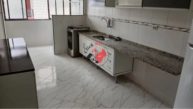 Imagem Apto Reformado semi-mobiliado,110m2 , 3 dorms c suite ,varanda , 1 vaga , Tupi, Praia Grande