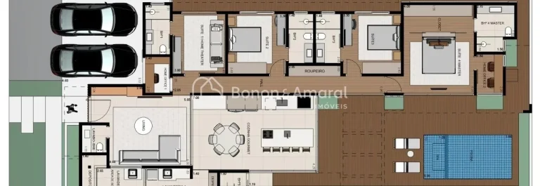 Imagem Casa de Alto Padrão com Projeto Contemporâneo e Acabamento Impecável

Esta casa de arquitetura co...