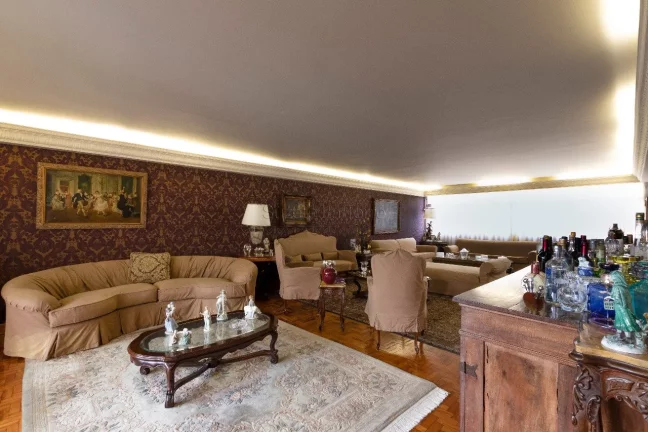 Imagem Apartamento com 397m², no Jardim América, amplo living com terraço, hall, lavabo, home theater/es...