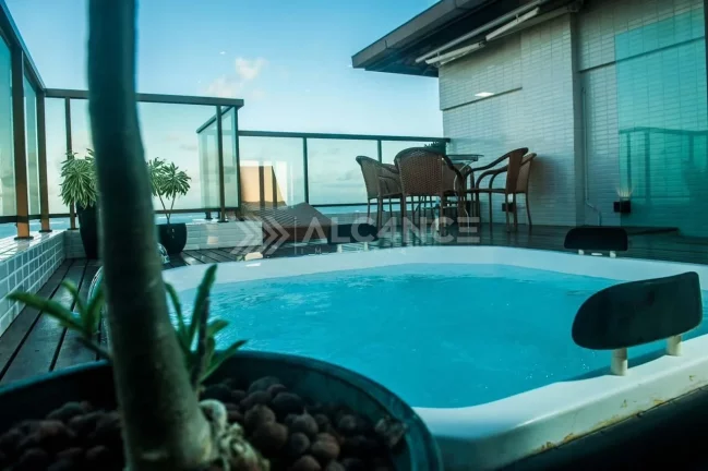 Imagem Cobertura Duplex - 3 Suítes - 274m² - Camboinha, Cabedelo/PB