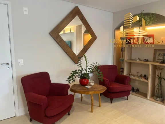 Imagem Apartamento de Luxo no Brooklin Paulista: 2 quartos, 2 suítes, 2 salas, 1 banheiro, 2 vagas, 130m² - São Paulo-SP