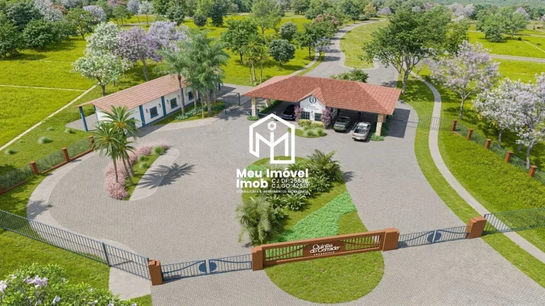 Imagem Cond Quintas do Cerrado GO-060 Lote 1.000m² Área Verde Lazer Completo Lagos