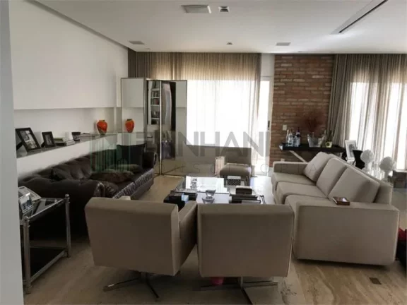 Imagem Apartamento de luxo no Itaim Bibi, São Paulo-SP: 3 quartos, 3 suítes, 3 salas, 5 banheiros, 4 vagas de garagem, 261m² de área.