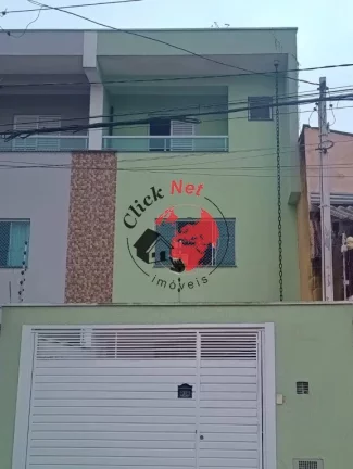 Imagem Sobrado Reformado,3 quartos 1 suíte,varanda e quintal , 3 vagas,Jard Do Estádio - Santo André