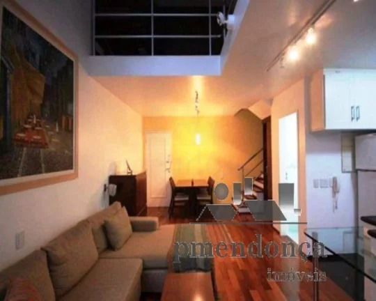 Imagem Loft. Duplex, piso superiro: 02 dormitórios sendo 01 suite. piso inferior: living para 02 ambientes...