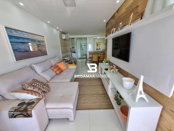 Imagem ASTÚRIAS- FRENTE TOTAL AO MAR , MARAVILHOSO APARTAMENTO TOTALMENTE DECORADO , EXCELENTE ÁREA DE LAZER , 02 VAGAS DE GARAGEM .