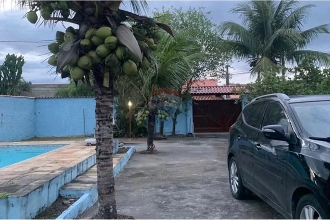 Imagem Ótima casa com 600m2 de terreno, Piscina, três quartos, sendo duas suítes no Jardim Atlântico Oeste, Itaipuaçu, Maricá