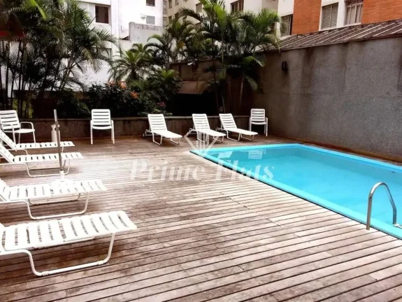 Imagem Flat disponível para locação no Flat Poeta Drummond, com 28m², 1 dormitório e 1 vaga de garagem