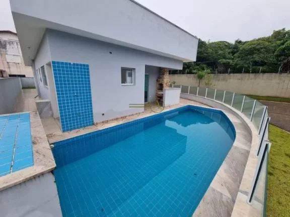Imagem Casa térrea à venda nova Condomínio Três Marias Piscina com cascata