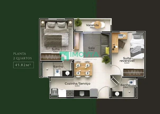 Imagem Apartamento a Venda no bairro Maraponga - Fortaleza, CE