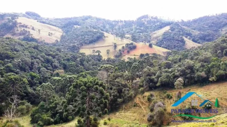 Imagem Paraíso Rural na Serra da Mantiqueira: Rancho com Vista Deslumbrante.