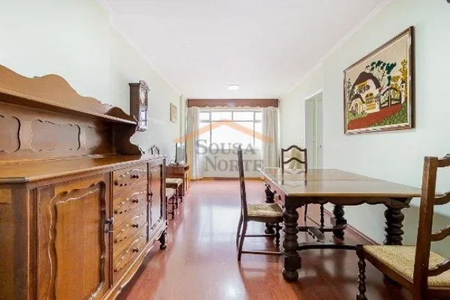 Imagem Apartamento 95m², dispõe de 2 dormitórios, 3 banheiros, sala dois ambientes, cozinha e area de se...