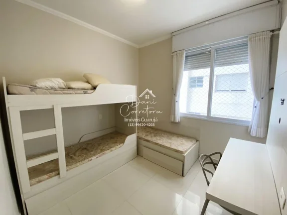 Imagem Impecável Apartamento frente total Pitangueiras, Guarujá-SP: 3 Quartos, 3 Suítes, 2 Salas, 2 Banheiros, 1 Vaga, 170m²!