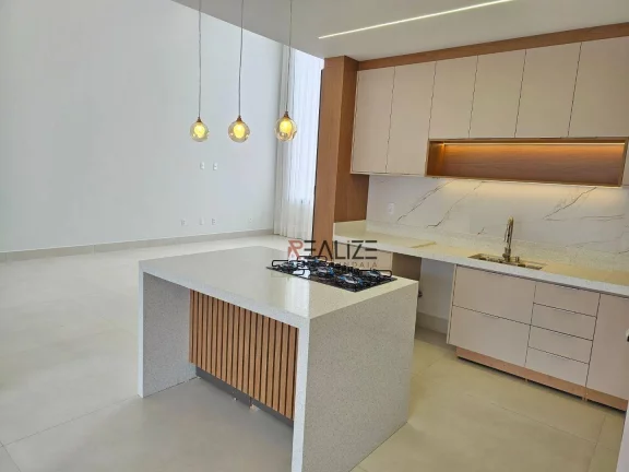 Imagem Casa térrea pronta para morar com 3 suítes à venda, 198 m² por R$ 1.690.000 - Condomínio Fechado - Indaiatuba/SP