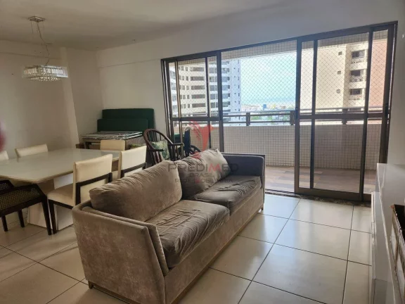 Apartamento com vista mar, em condomínio clube. No Altiplano de Cabo Branco
