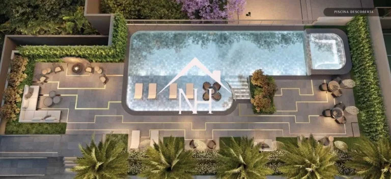 Imagem Apartamento de 135m c/ hall privativo,3 dormitórios (1 suíte),terraço gourmet,piscina coberta,deck,beach tennis,brinquedoteca,fitness,sauna,2 vagas,