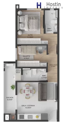 Imagem APARTAMENTO RESIDENCIAL em JOINVILLE - SC, SAGUAÇU