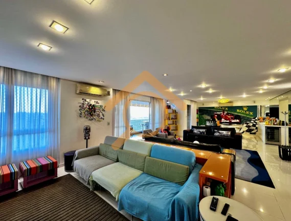 Imagem Apartamento de luxo no Jardim Marajoara: 4 quartos, 3 suítes, 3 salas, 5 banheiros, 3 vagas, 233m² - Condomínio Iepe Golf.