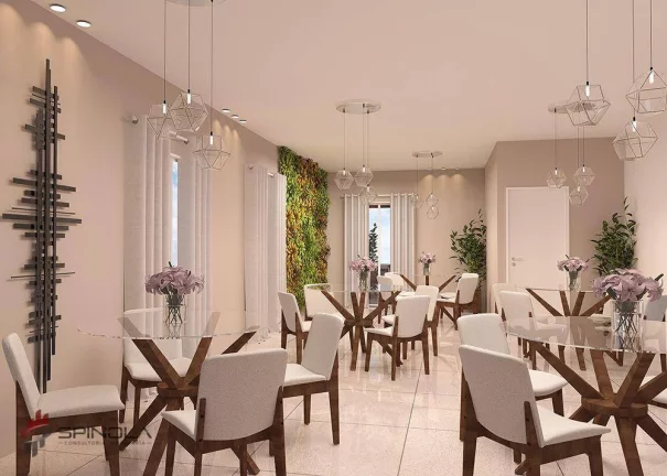 Imagem Apartamento com 2 dormitórios à venda, 52 m² por R$ 420.000,00 - Caiçara - Praia Grande/SP