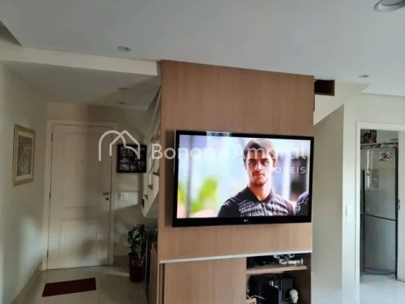 Imagem Excelente cobertura duplex, com área gourmet e hidromassagem. O imóvel possui sala para dois ambie...